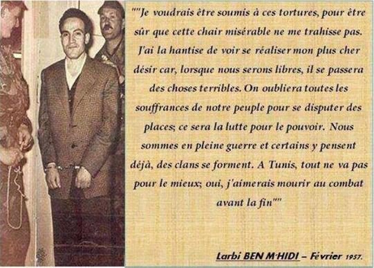 Citation de Larbi Ben M'hidi