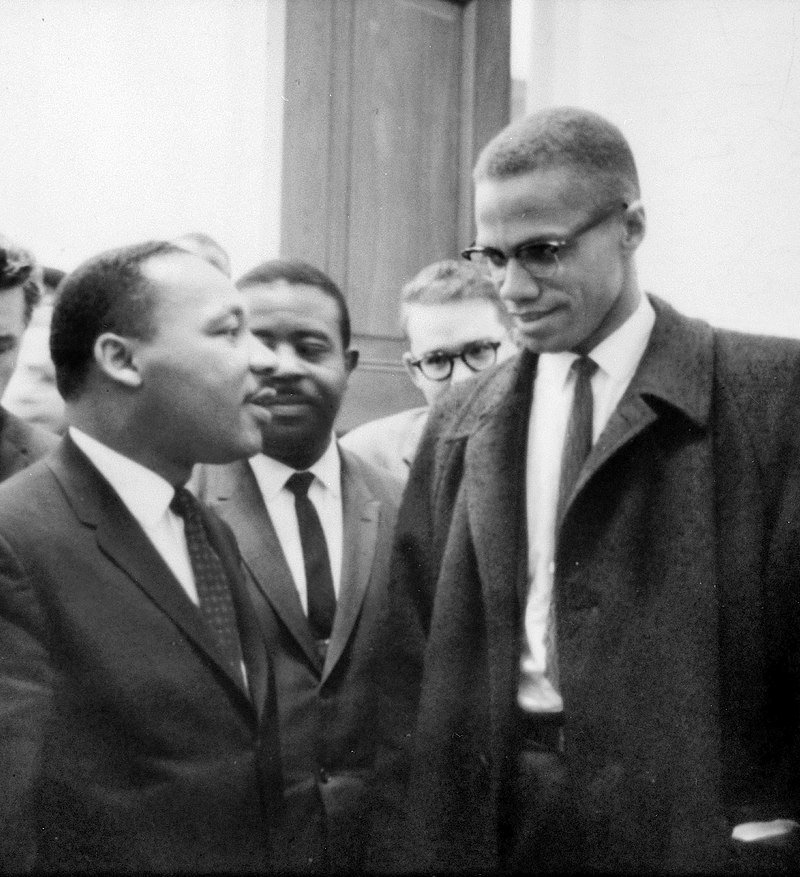 Malcom X avec Martin Luther King